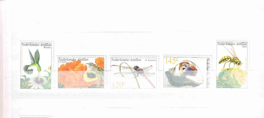 Nederlandse Antillen 1381/85 Fauna  2002 / 1na, Verzenden, Postfris