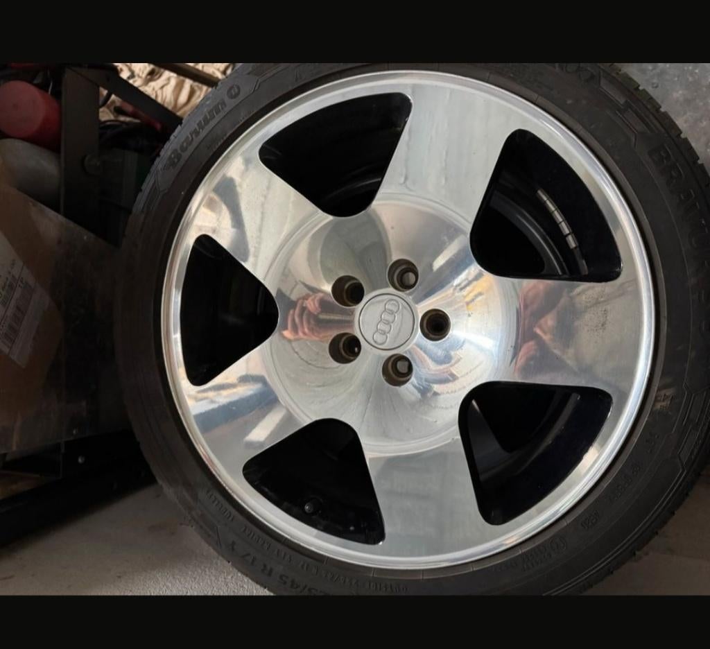 Audi TT Parabolen 17 inch, Ophalen, Gebruikt, Banden en Velgen, 17 inch