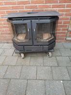 inbouw BARBAS houtkachel allesbrander 3 zijden vuurzicht, Ophalen, Houtkachel, Zo goed als nieuw, Inbouw