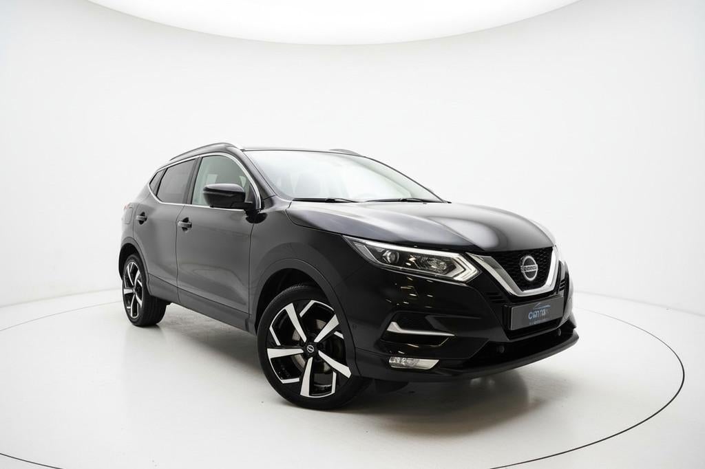 Nissan Qashqai 1.3 DIG-T Tekna + PANORAMADAK 360 CAMERA, Auto's, Nissan, 687 kg, Gebruikt, 4 cilinders, Zwart
