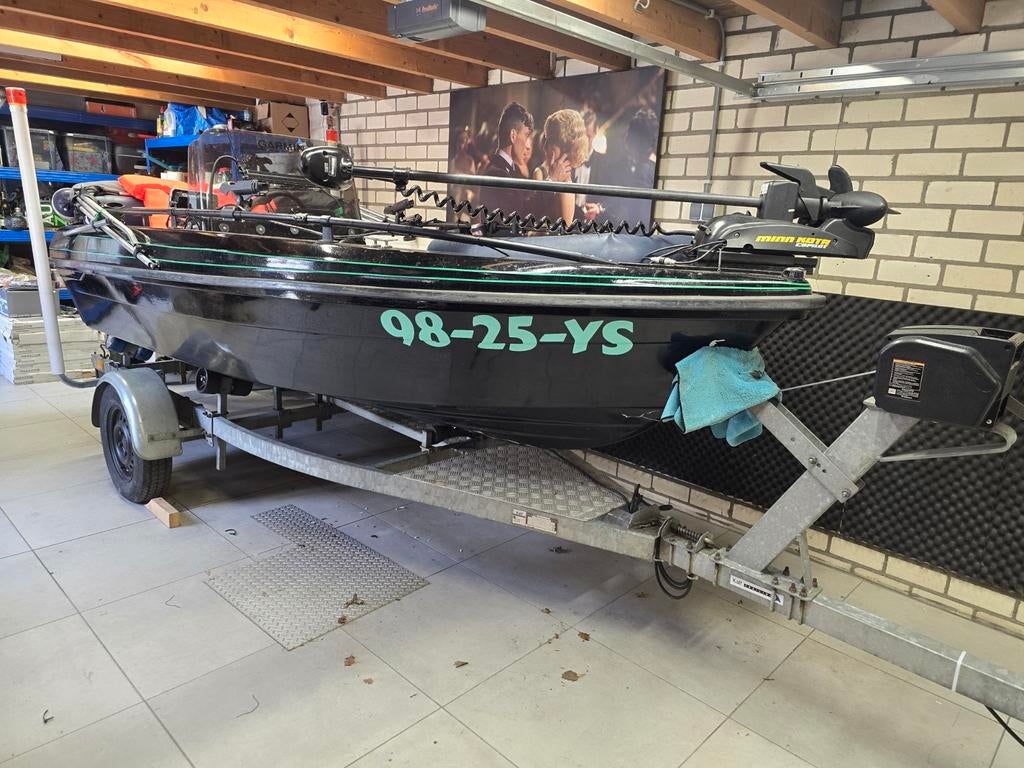 Terhi 4100 met Mariner 30pk en complete uitrusting visboot, Ophalen, 10 tot 30 pk, Gebruikt, Snelvarend