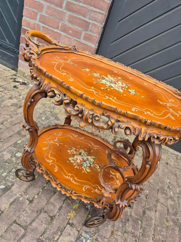 Italiaanse stijl dranktrolley, Antiek en Kunst, Ophalen