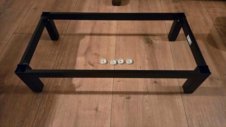 Kallax onderstel poten zwart Ikea, Huis en Inrichting, Tafelonderdelen, Zo goed als nieuw, Tafelpoot, Minder dan 50 cm, 50 tot 100 cm