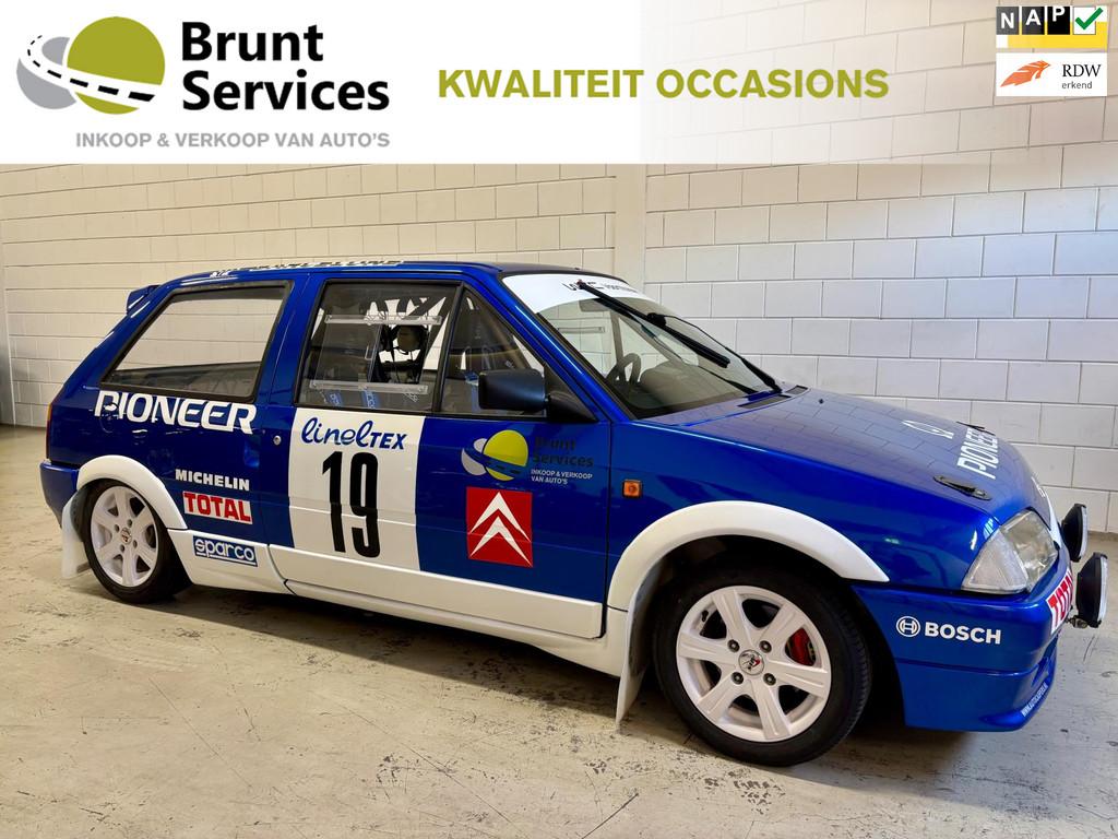 Citroen AX 1.4 GTI Rally|Circuitauto |130Pk|Street Legal !, Auto's, Citroën, Voorwielaandrijving, 4 cilinders, Blauw, Origineel Nederlands