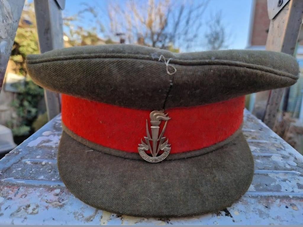 Originele Belgische Officierspet A.B.L. 1964, Verzamelen, Ophalen of Verzenden, Landmacht, Overige gebieden