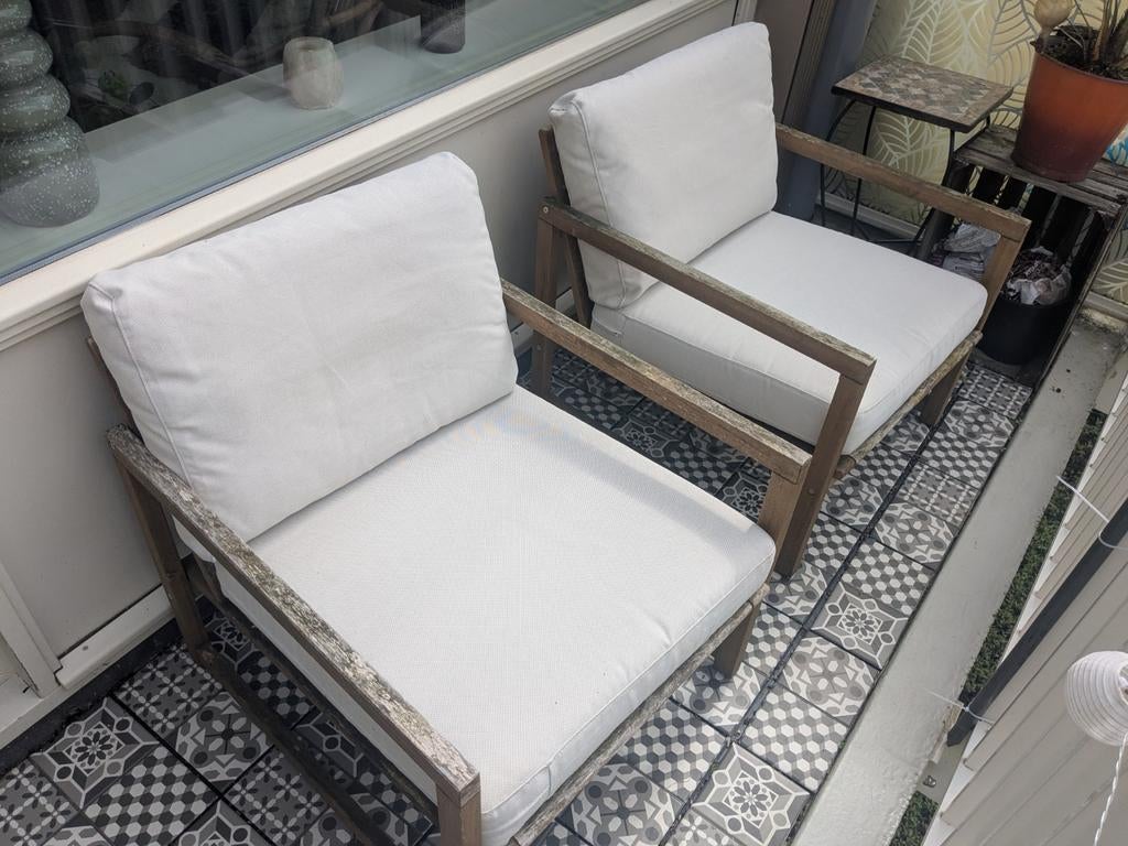 2 Ikea Nämmarö loungestoelen, Ophalen, Zo goed als nieuw, Stoel, 2 zitplaatsen