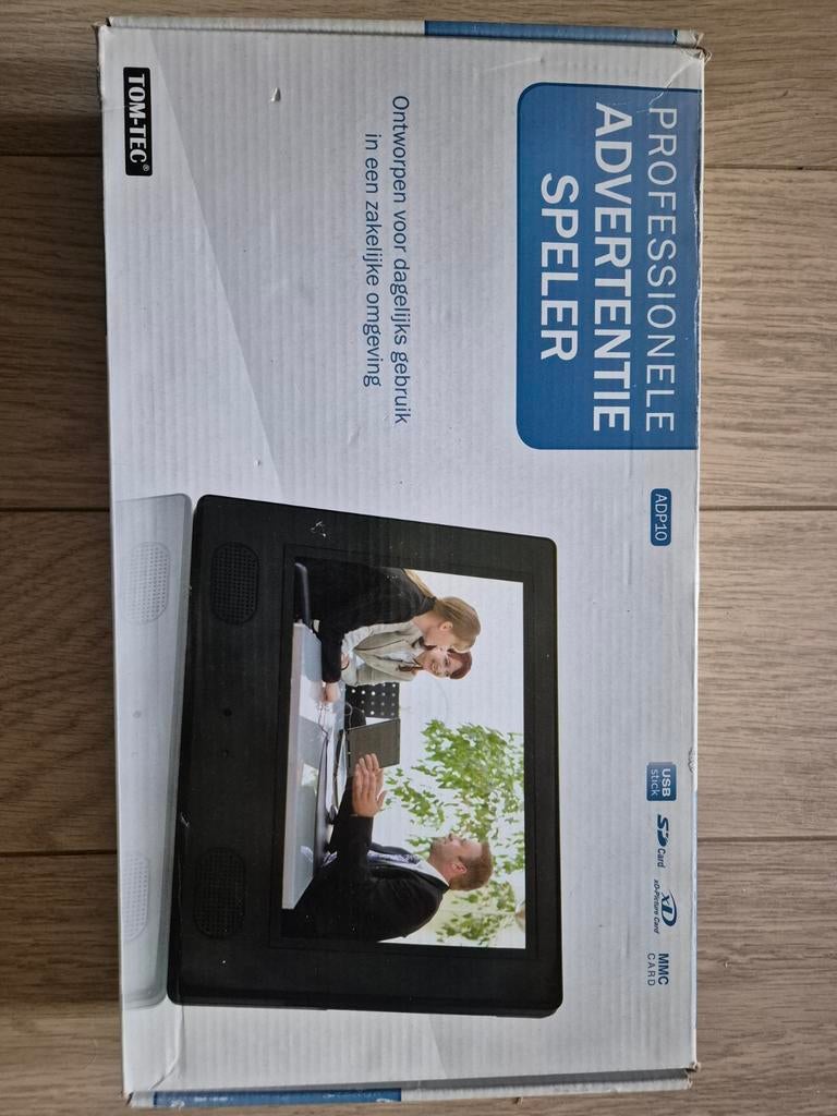 Merk : TOM-TEC Model : ADP10, Audio, Tv en Foto, Fotografie | Digitale fotolijsten, Ophalen, Nieuw, Minder dan 1 GB, Film