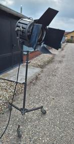Industriële filmlamp, theaterspot Mole Richardson type 410., Ophalen, Gebruikt, ., Glas