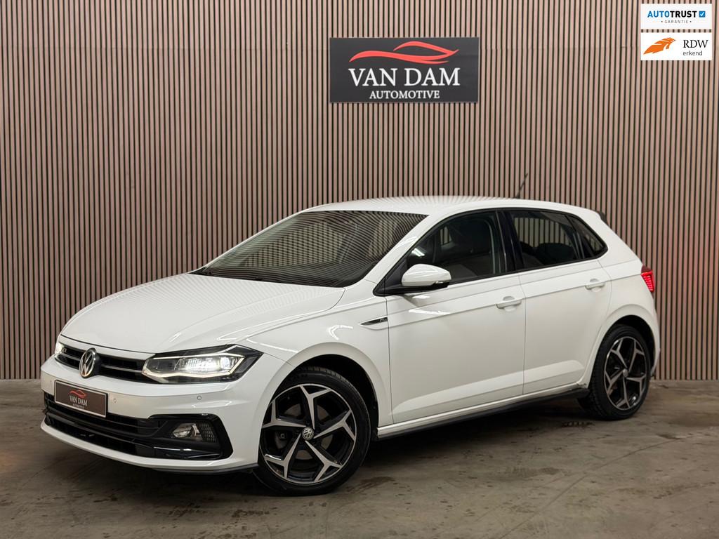 Volkswagen Polo 1.0 TSI R-Line 2019 DSG LED KEYLESS VIRTUAL, Stof, Gebruikt, 1095 kg, 116 pk