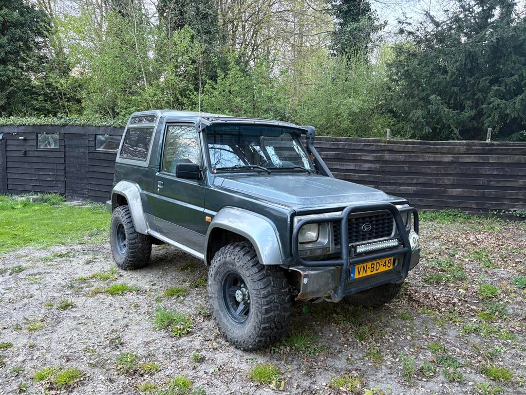 Daihatsu Rocky 2.8 Wagon Turbod 4WD 1996, Auto's, Suzuki, Stof, Overige kleuren, Vierwielaandrijving, Particulier