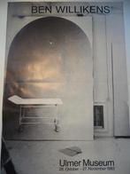 VTG 1983 litho affiche BEN WILLIKENS SCHAUWERK Ulmer Museum, Ophalen of Verzenden