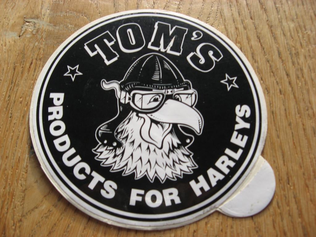 for Harley-Davidson Sticker TOM 'S Products, Ophalen, Nieuw, Auto of Motor