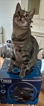 Thrustmaster T150 Force Feedback Stuur - Mijn kat rijdt nu!, Spelcomputers en Games, Spelcomputers | Sony PlayStation Consoles | Accessoires