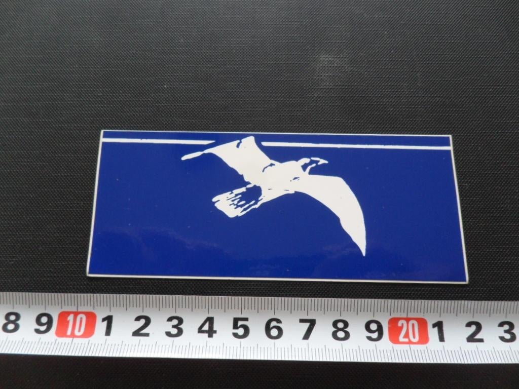 sticker  meeuw of albatros, Verzamelen, Stickers, Zo goed als nieuw, Ophalen