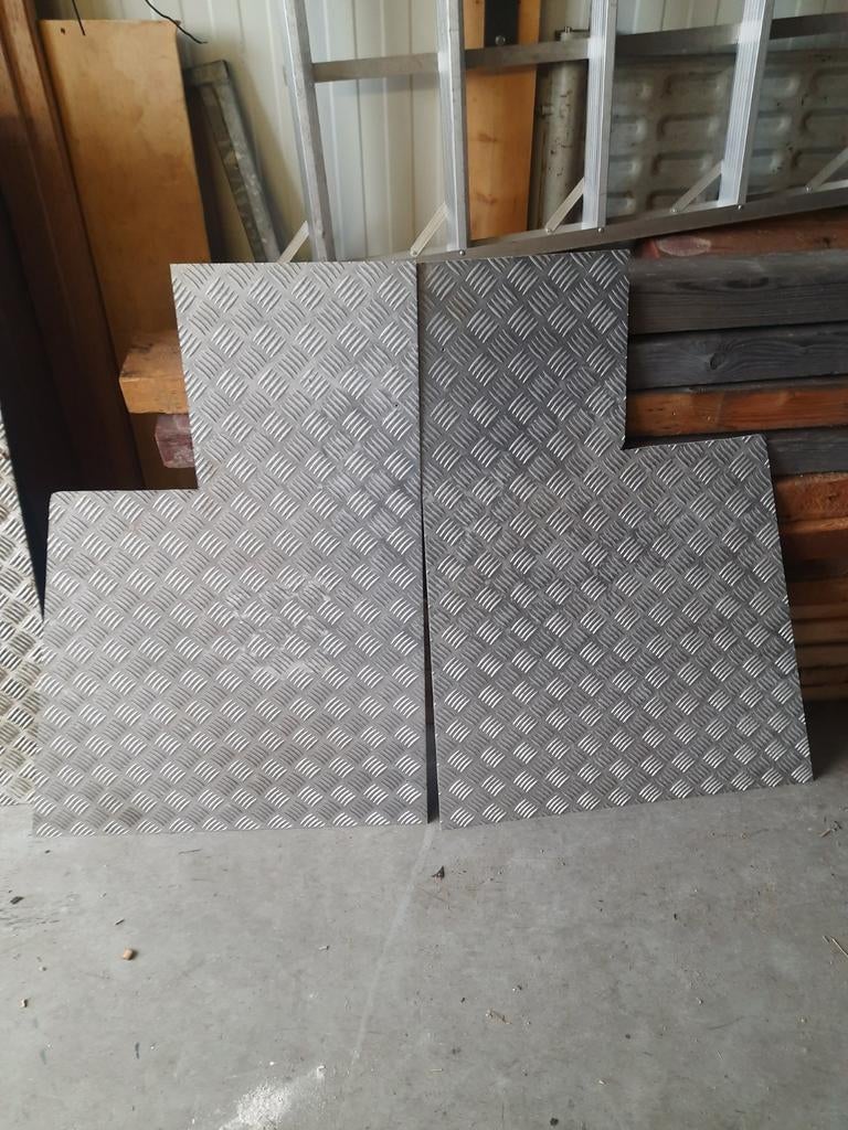 Aluminium Traanplaat, Ophalen of Verzenden, Zo goed als nieuw, Aluminium