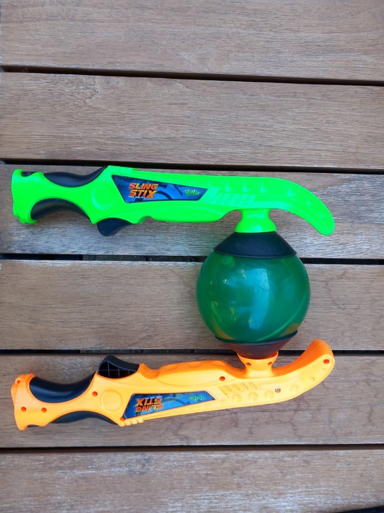 Sling Stix met plastic bal, Kinderen en Baby's, Speelgoed | Overig, Gebruikt, Jongen of Meisje, Ophalen