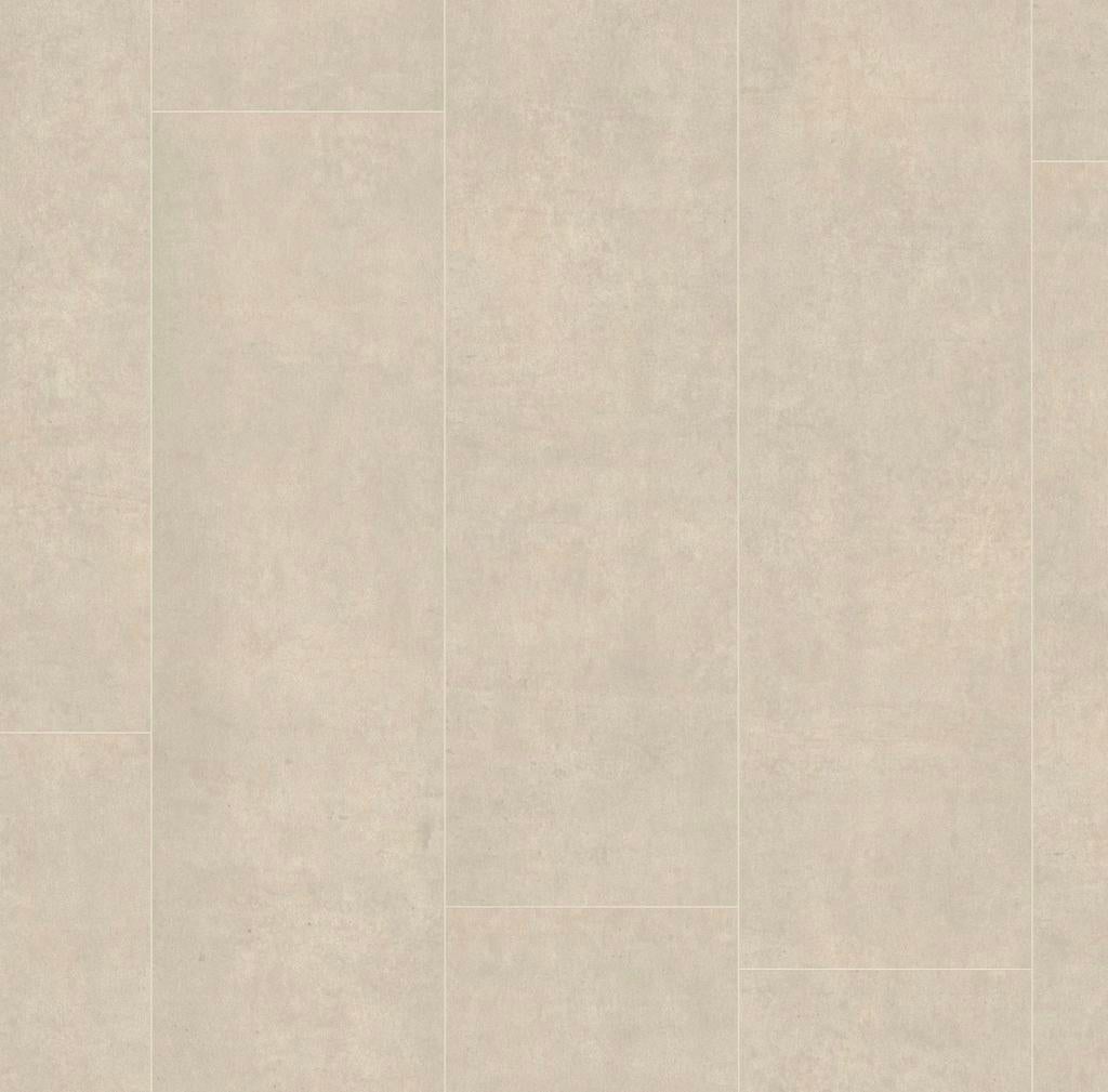 LAMINAAT+ONDERVLOER+PLINTEN  betonlook 10 pakken - 22,5m2, Ophalen, Beige, Nieuw, 10 tot 25 m²