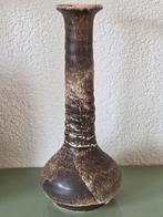 Vintage Aardewerk Vaas - Rustieke Bruine Tinten, Antiek en Kunst, Ophalen of Verzenden