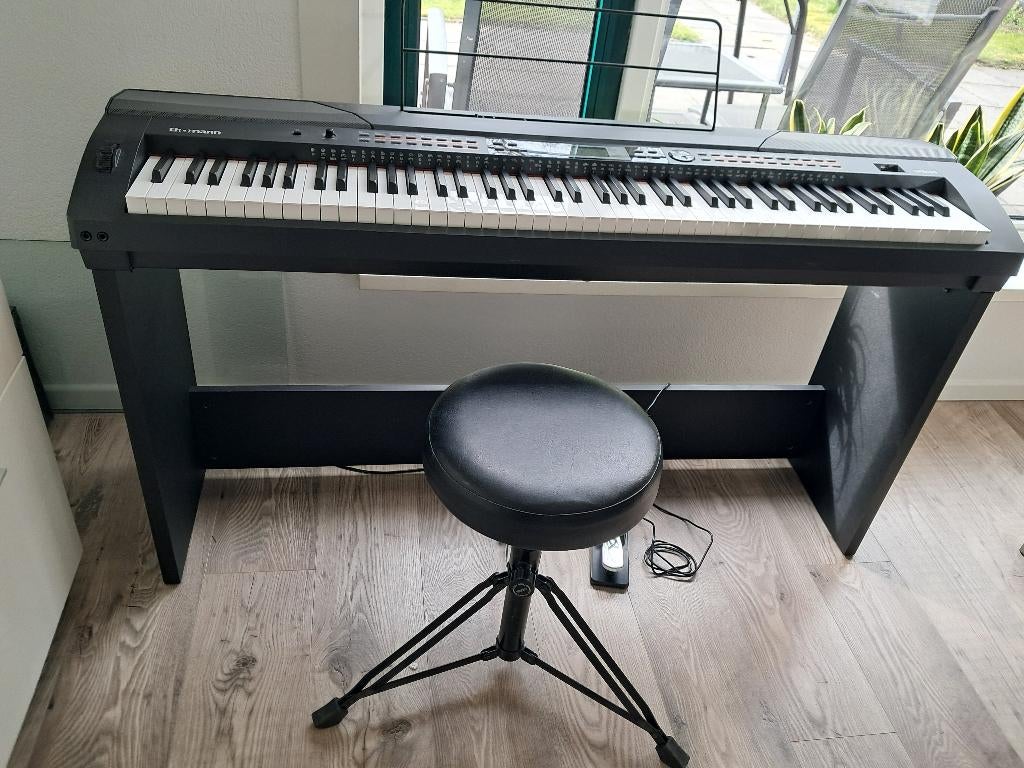 Thomann SP-5600 portable grand keyboard Deluxe Set, 88 toetsen, Zo goed als nieuw, Met standaard, Ophalen