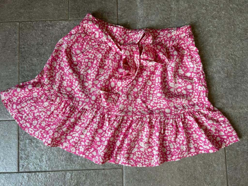 Zomerrok JDY Maat S - Roze met Witte Bloemenprint, Kinderen en Baby's, Kinderkleding | Maat 170, Ophalen of Verzenden, Zo goed als nieuw