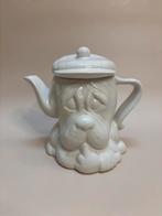Unieke Witte Theepot Droopy Dog- Vintage, Ophalen of Verzenden, Zo goed als nieuw