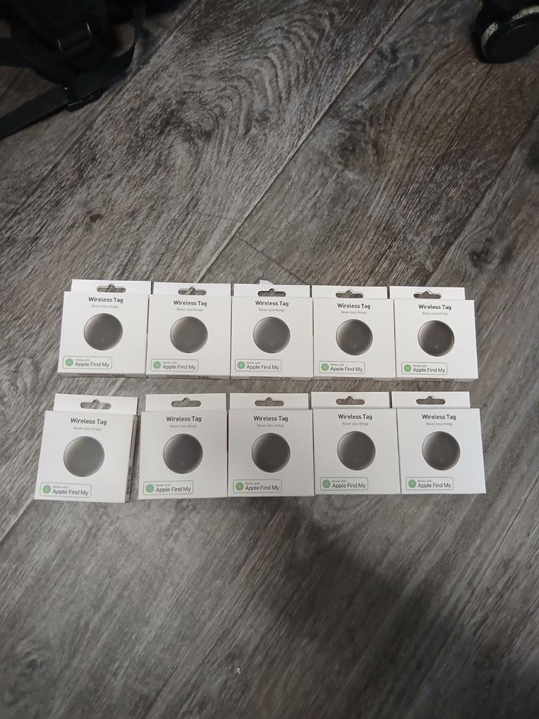 10x Air Tag (voor iOS) - Nu €25 p/st of €200 hele partij, Zwart, IOS, Nieuw, Ophalen of Verzenden