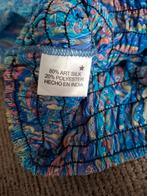 Zijde-mix Paisley Pantalon S/M - Comfortabel & Stijlvol, Kleding | Dames, Blauw, Ophalen of Verzenden, Zo goed als nieuw, Maat 36 (S)