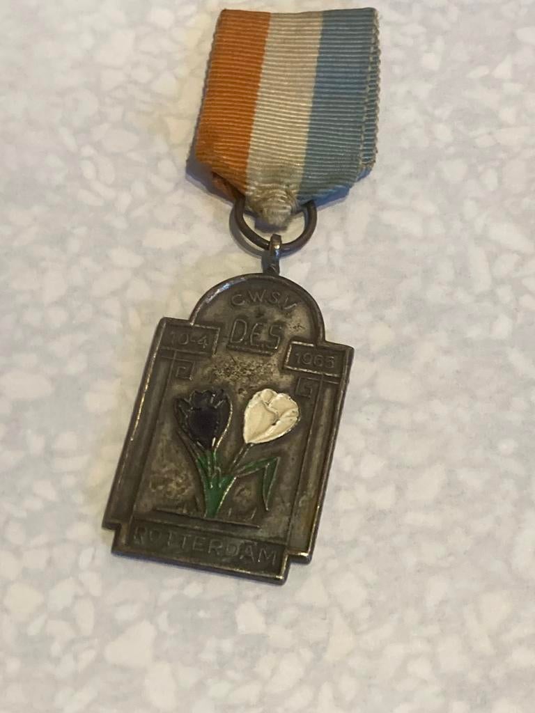Medaille Rotterdam, Ophalen of Verzenden, Overige materialen