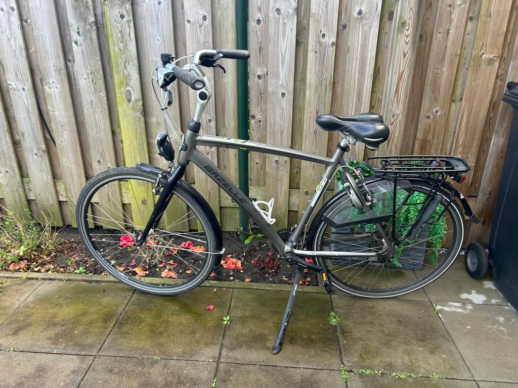 28 inch herenfiets Gazelle Fuente, Ophalen, Versnellingen, Zo goed als nieuw, 57 tot 61 cm