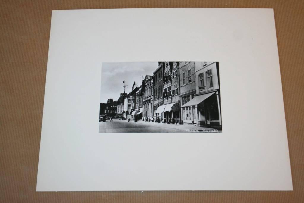 Foto Archief Vlissingen - Straat Nieuwendijk 1955, Ophalen of Verzenden, Gelezen