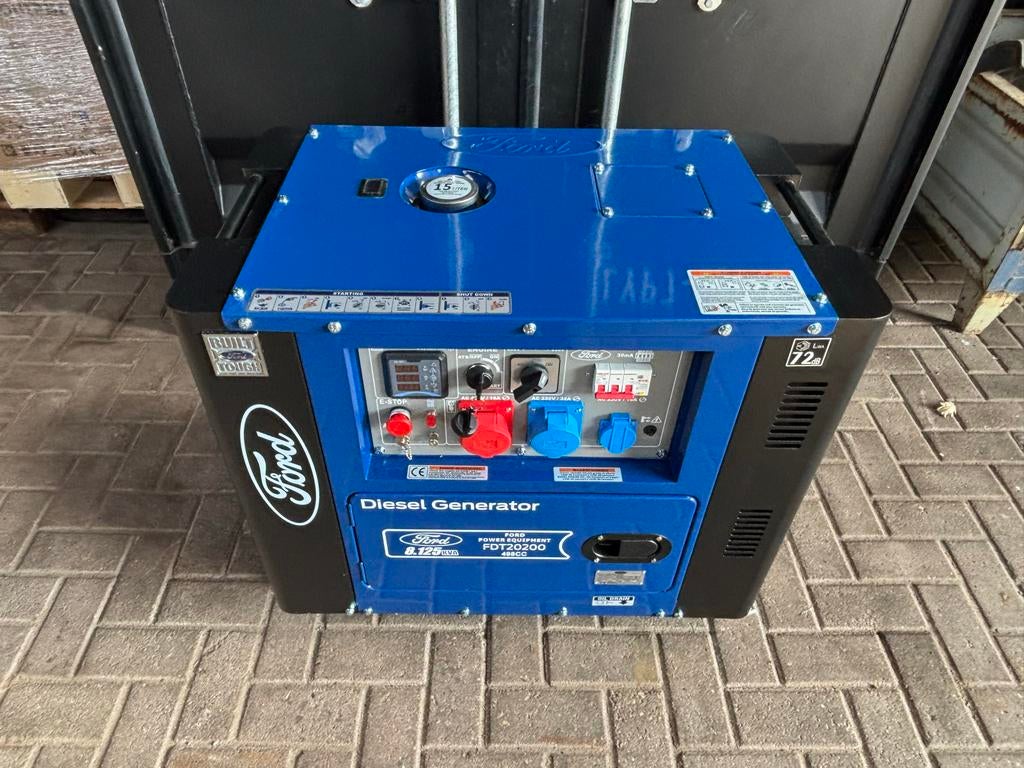 Ford Diesel Generator FDT20200, Ophalen, Dieselolie, Nieuw, Geluidgedempt