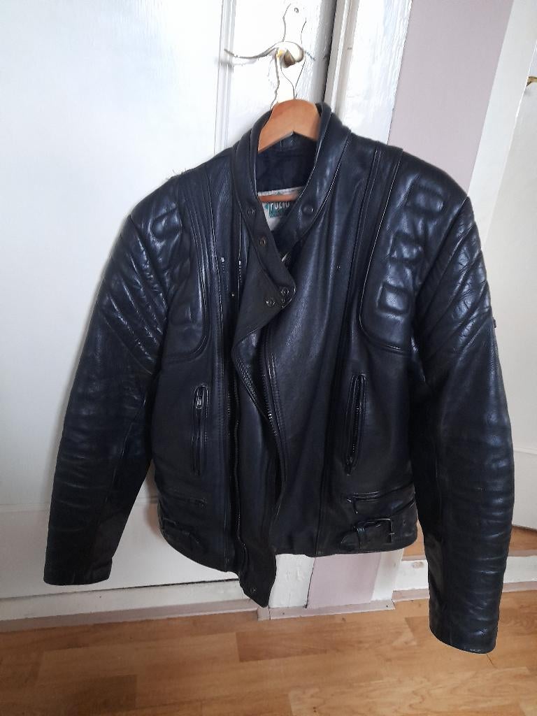 Vintage Fuzio motorjack, Fuzio, Dames, Jas | leer, Ophalen of Verzenden