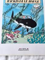 Originele Kuifje poster 34 cm X 44 cm, Ophalen, Rechthoekig Staand, Zo goed als nieuw, A1 t/m A3