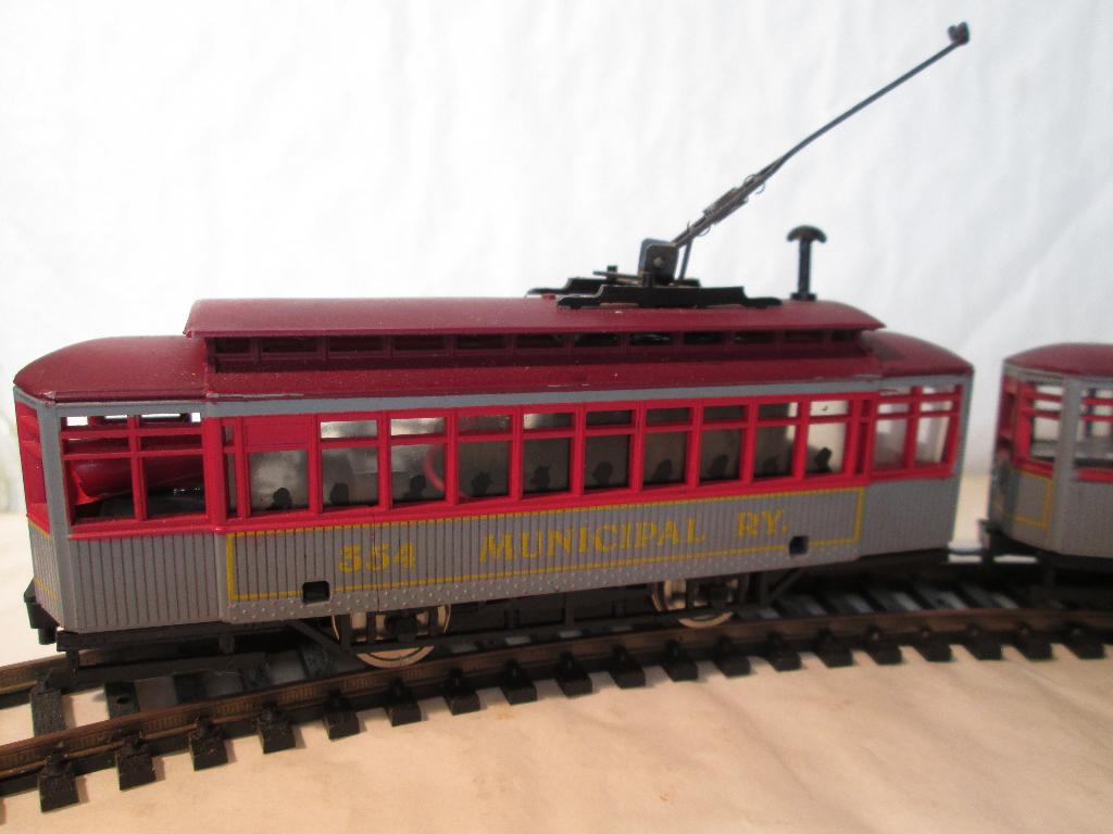 tram  met wagon mehano, Hobby en Vrije tijd, Modeltreinen | H0, Overige merken, Gelijkstroom, Ophalen of Verzenden, Analoog