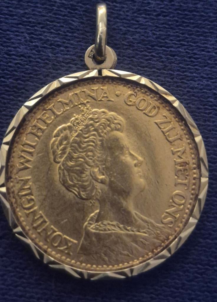 Hanger Koningin Wilhelmina, Verzenden, Gebruikt, Goud, Goud