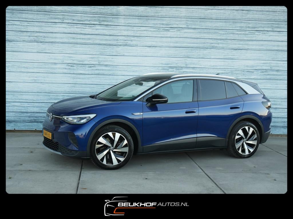 Volkswagen ID.4 77 kWh Carplay Adapt Cruise Camera Soh 90%, Auto's, Volkswagen, Achterwielaandrijving, Gebruikt, Zwart, Blauw