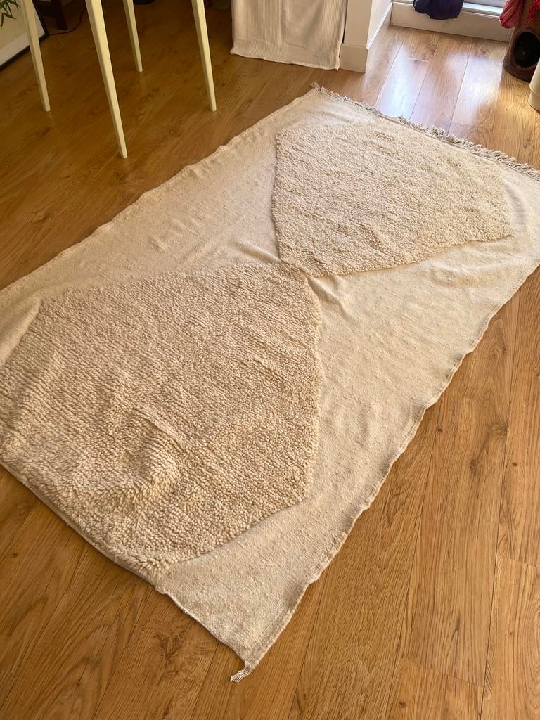 Groot berber wol vloerkleed rug kleed kelim tapijt, Ophalen of Verzenden, Zo goed als nieuw, Rechthoekig, 200 cm of meer