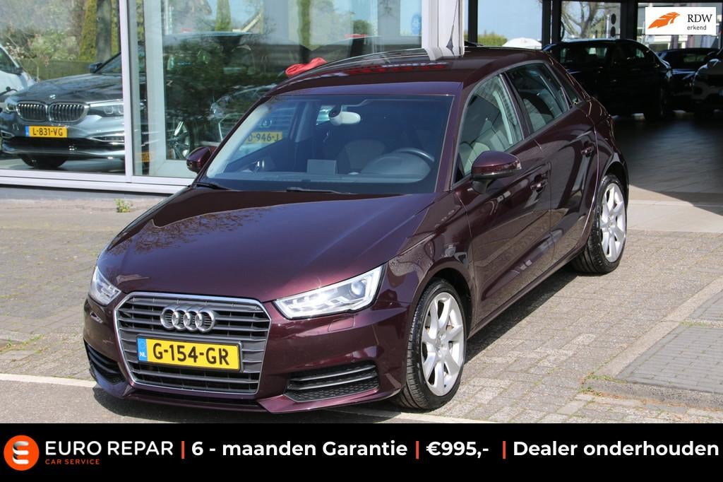 Audi A1 Sportback 1.0 TFSI Sport XENON-LED SPORTSTOELEN, Voorwielaandrijving, Euro 6, 4 stoelen, Leder en Stof