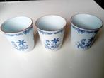 3 zeldzame smalle bekers Rorstrand Ostindia porselein Sweden, Huis en Inrichting, Keuken | Servies, Overige typen, Ophalen of Verzenden