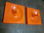 Schönbuch jaren 70 design wandkapstok oranje space age retro, Huis en Inrichting, Wandkapstok, Kunststof, Gebruikt, ?