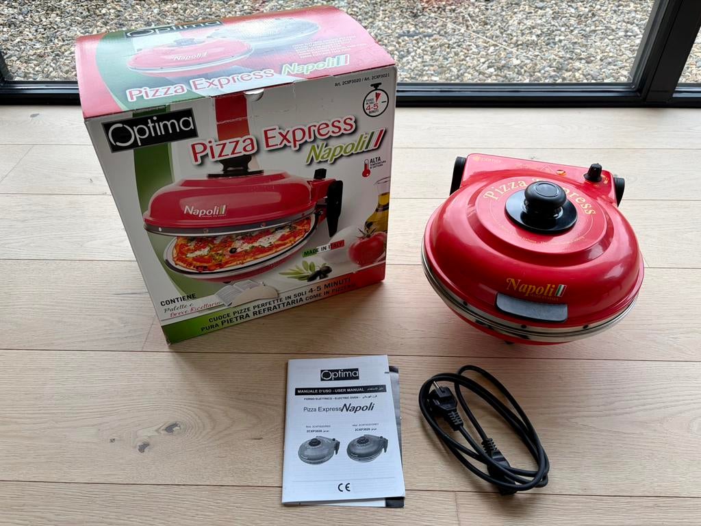 Optima Pizza Express Napoli pizza pan / oven…, Ophalen of Verzenden, Zo goed als nieuw