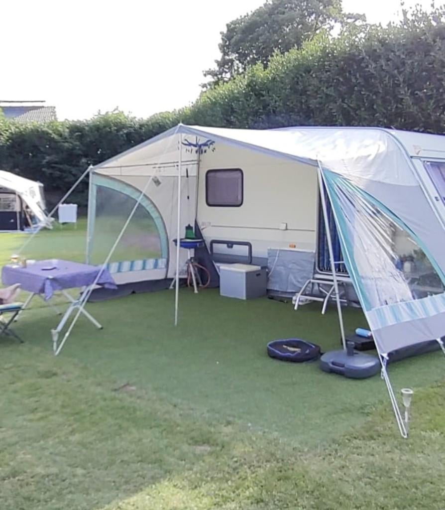 Nette Delta 3900 SK (1993) Caravan | Lichtgewicht!, Vast bed, Standaardzit, Luifel, Particulier