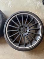 Origineel 19 inch Mercedes w204 breedset, Gebruikt, Banden en Velgen, Zomerbanden, Ophalen