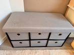 Opberg bankje met vakken, Ophalen, 5 laden of meer, 50 tot 100 cm, Zo goed als nieuw