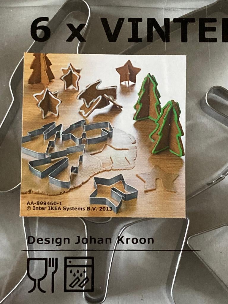 Ikea Vinter 2015 koekvormpjes, Diversen, Kerst, Ophalen of Verzenden, Nieuw