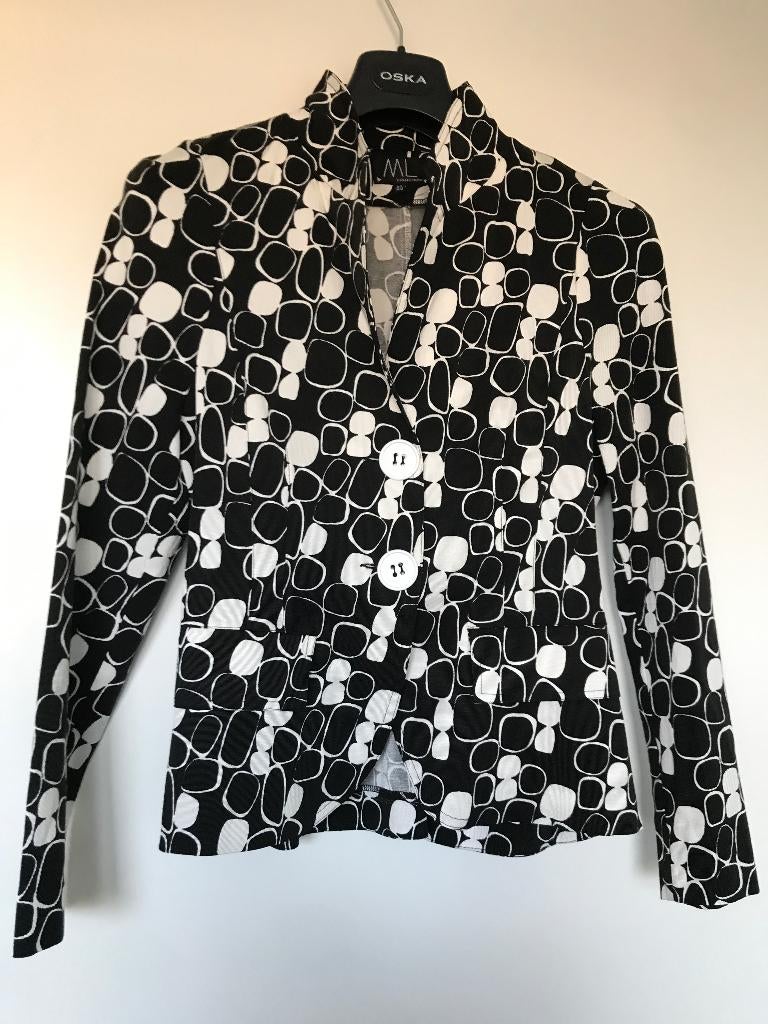 ML collections colbert jasje maat 40, Verzenden, Zo goed als nieuw, Maat 38/40 (M), Zwart