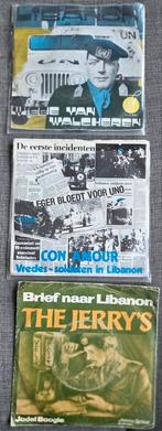 Te koop 3 singels UNIFIL (Libanon), Verzamelen, Ophalen, Landmacht, Nederland