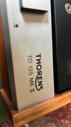Thorens TD 125 MKII, Thorens, Thorens, Ophalen of Verzenden, Zo goed als nieuw