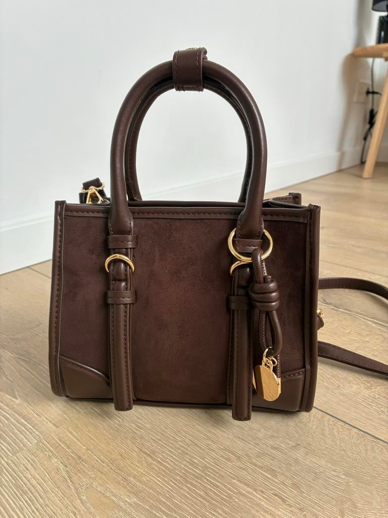 Primark Handtas - Zo goed als nieuw, Sieraden, Tassen en Uiterlijk, Tassen | Damestassen, Ophalen, Zo goed als nieuw, Bruin, Handtas