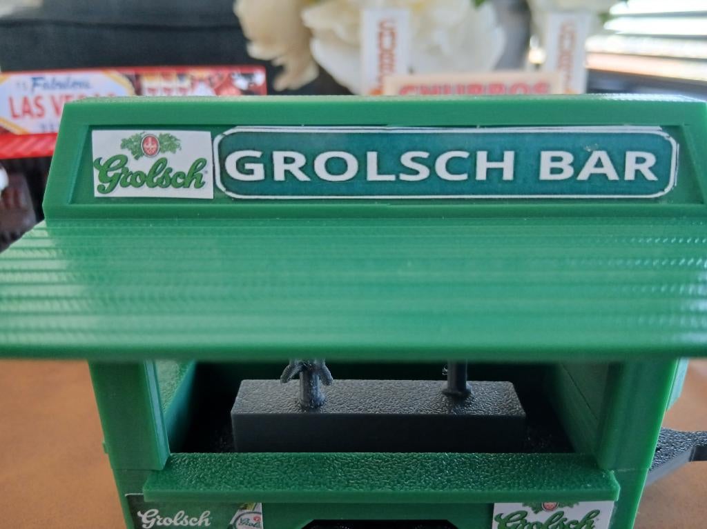 GROLSCH Bar / Bierwagen MINIATUUR, Ophalen of Verzenden, Nieuw, 1:32 tot 1:50